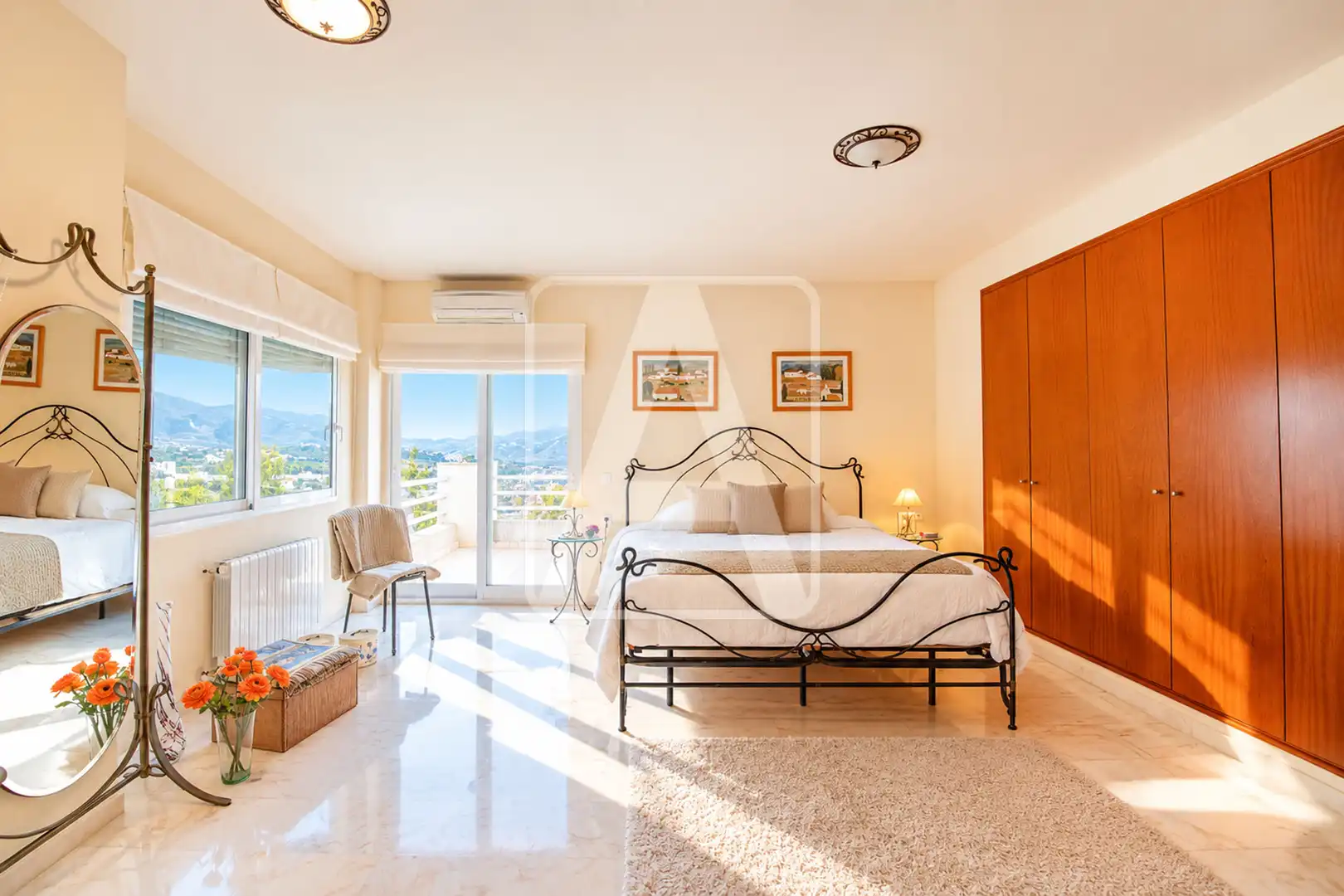 Bedroom of Houses for sale in Calpe / Calp  with Air Conditioner, Heating and Private garden