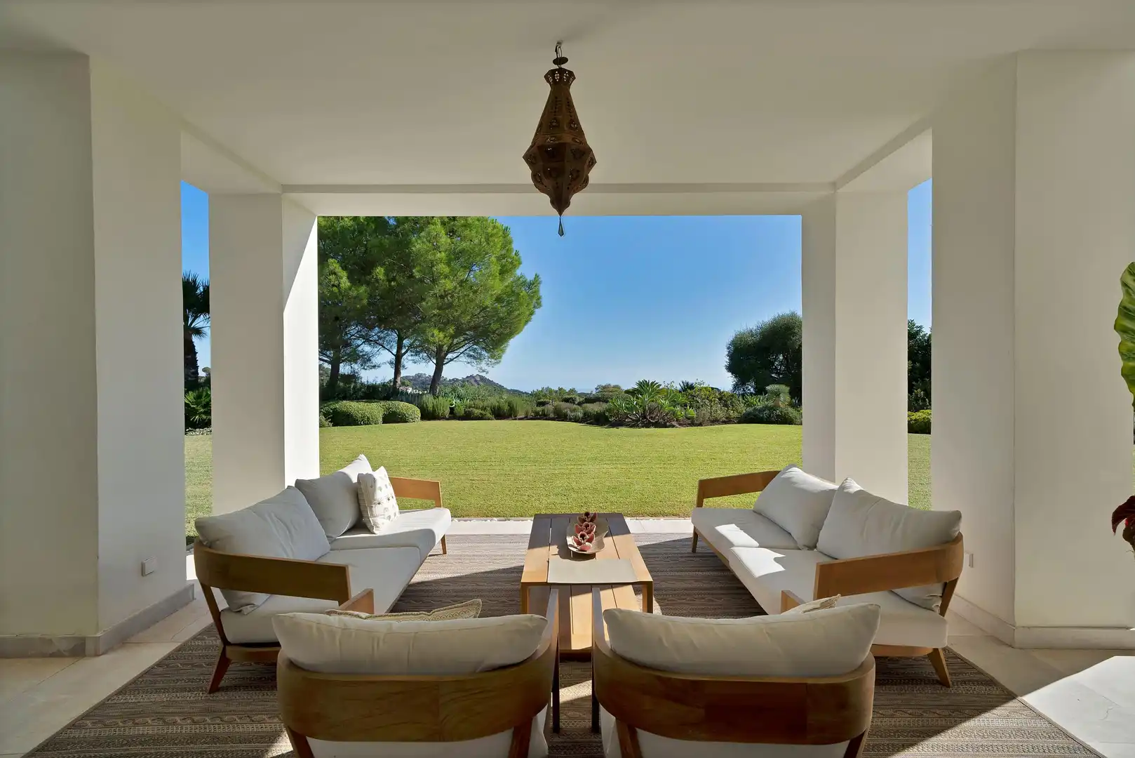 Terrassa de Casa o xalet de lloguer en Benahavís amb Calefacció, Jardí privat i Terrassa