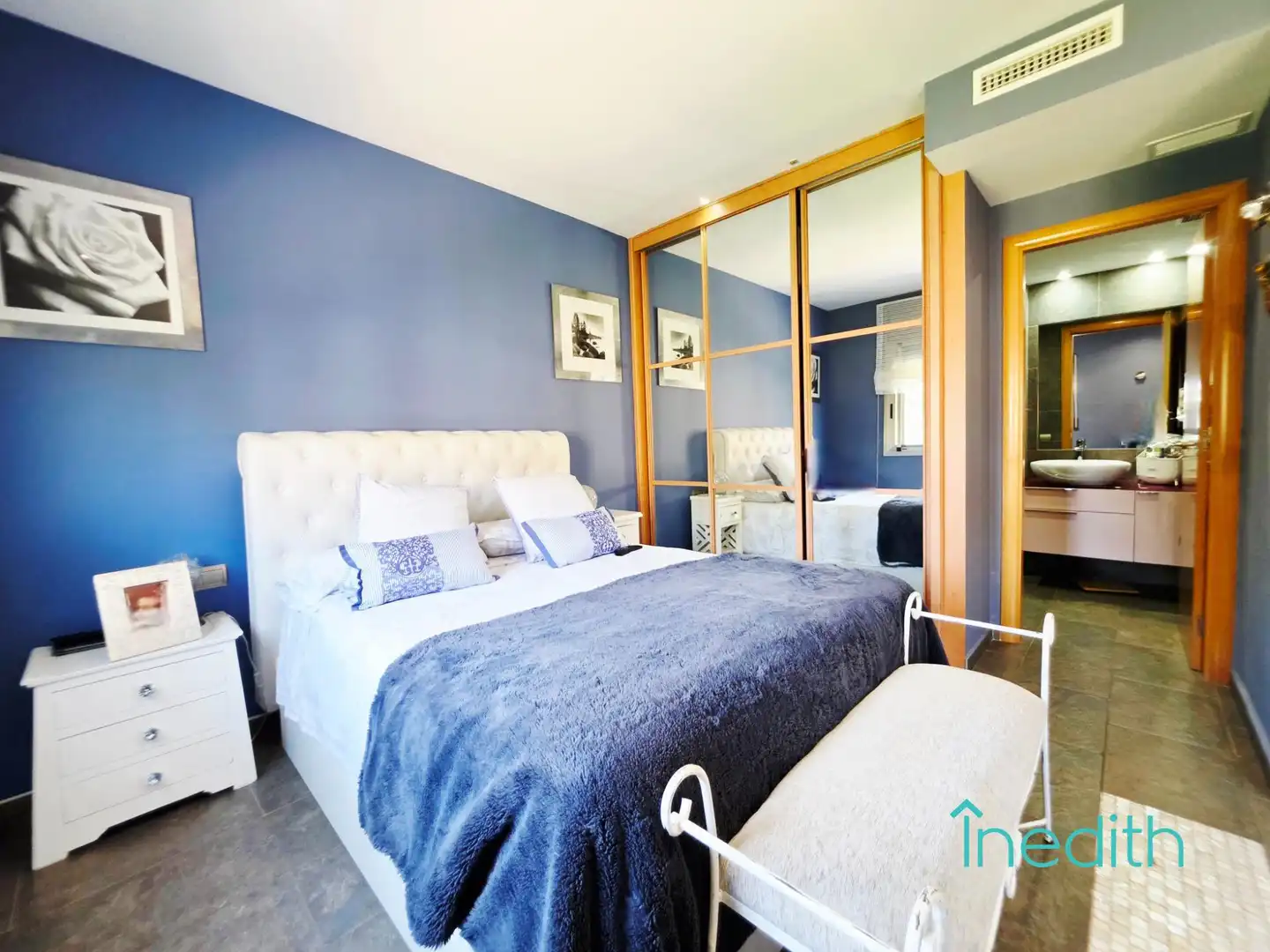 Bedroom of Houses for sale in Cubelles  with Air Conditioner, Heating and Private garden