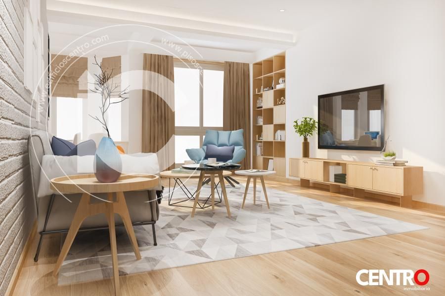 Living room of Flat for sale in  Granada Capital  with Air Conditioner