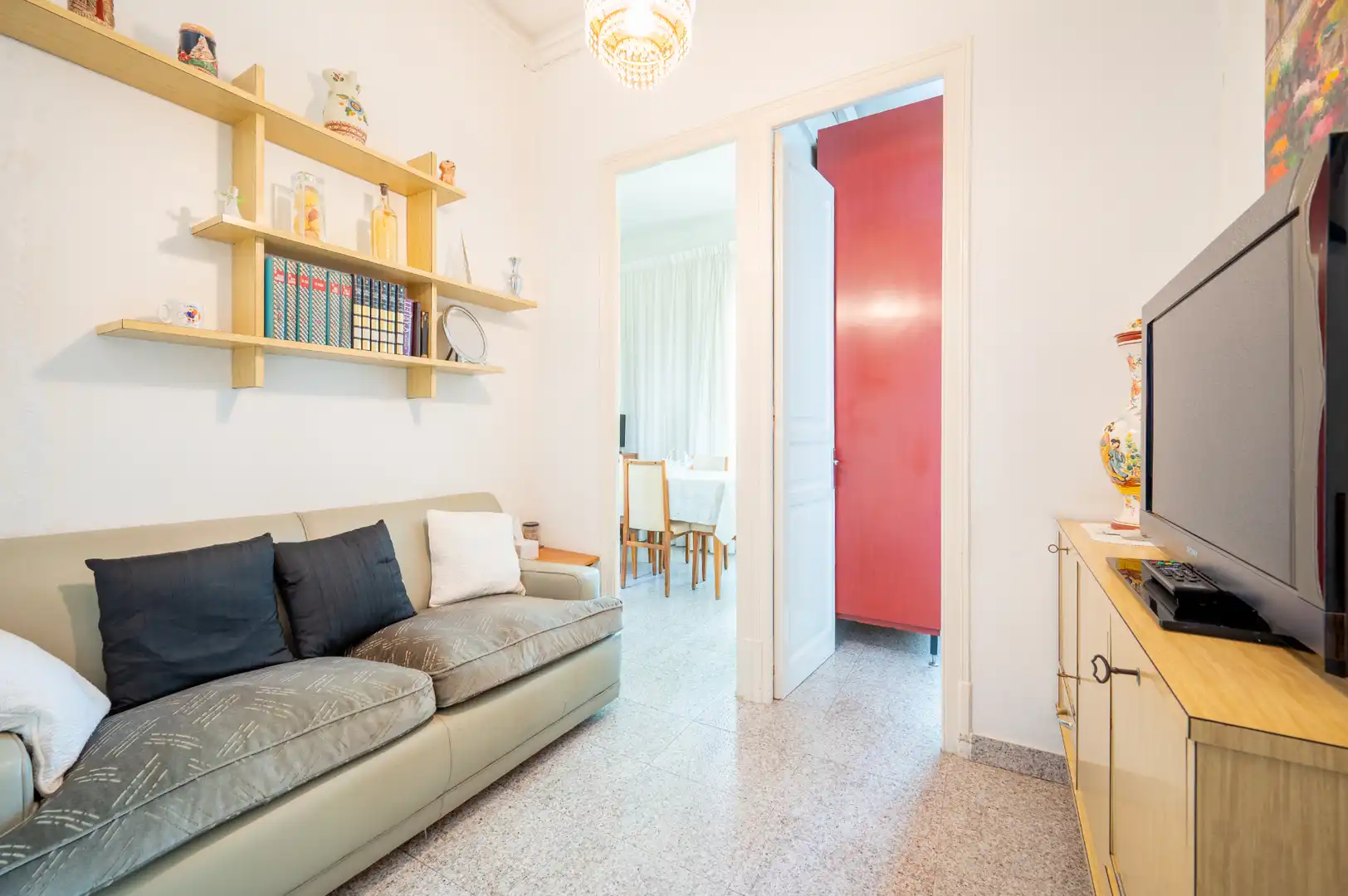 Living room of Houses for sale in Barcelona