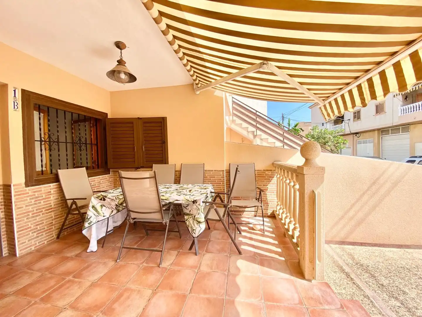 Terrassa de Casa o xalet de lloguer en Pilar de la Horadada amb Aire condicionat, Calefacció i Moblat