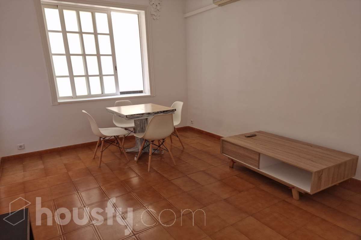 Living room of Flat to rent in  Barcelona Capital  with Air Conditioner and Heating