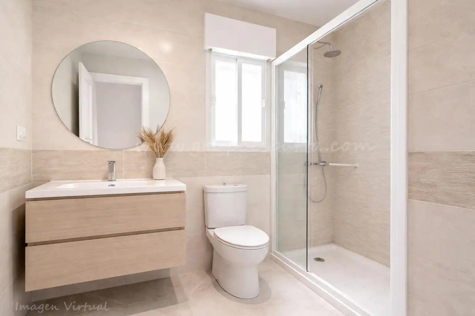 Baño de Casa o chalet en venta en Villanueva del Ariscal con Aire acondicionado, Calefacción y Jardín privado