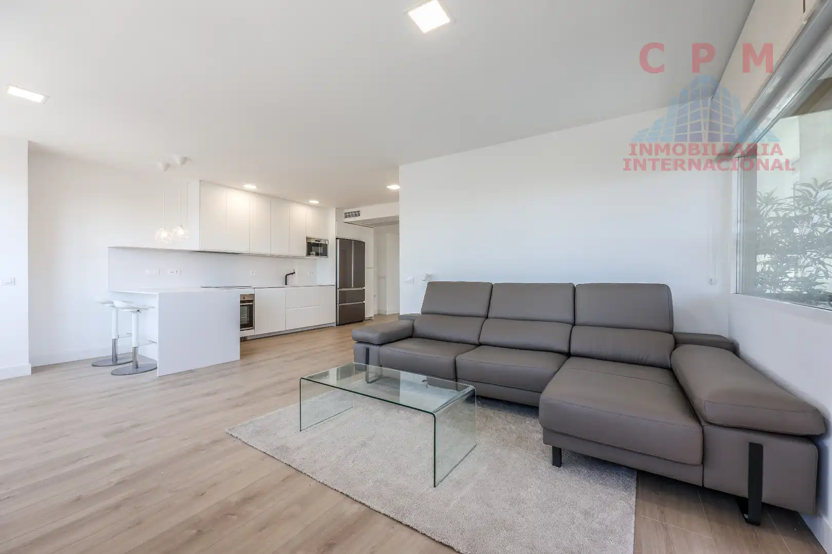 Wohnzimmer von Wohnung zur Miete in Madrid mit Klimaanlage, Heizung und Parkett