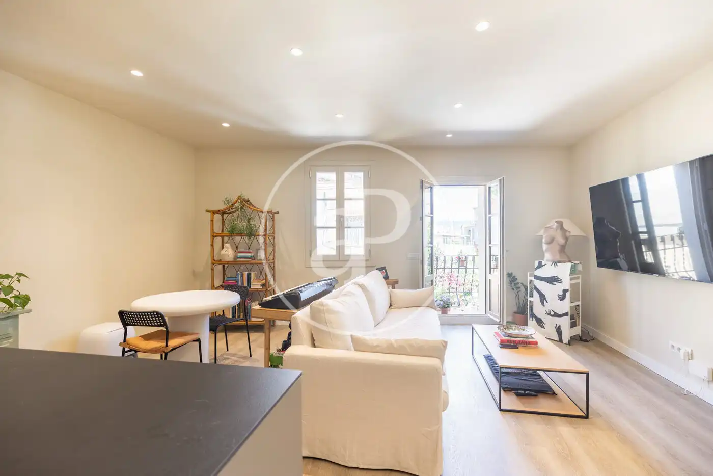 Living room of Flat for sale in Barcelona  with Air Conditioner, Heating and Private garden