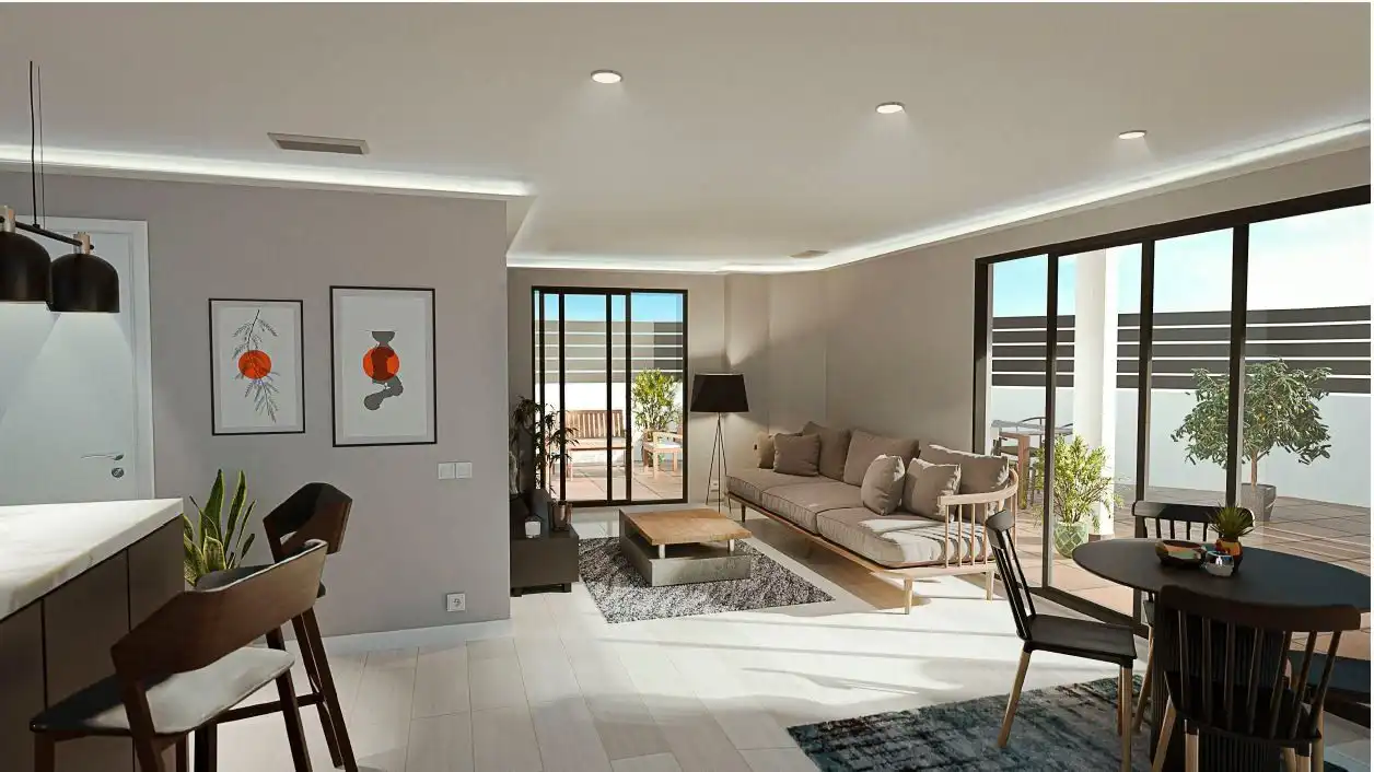 Piso con terraza en venta en Carrer Cala Puntal X