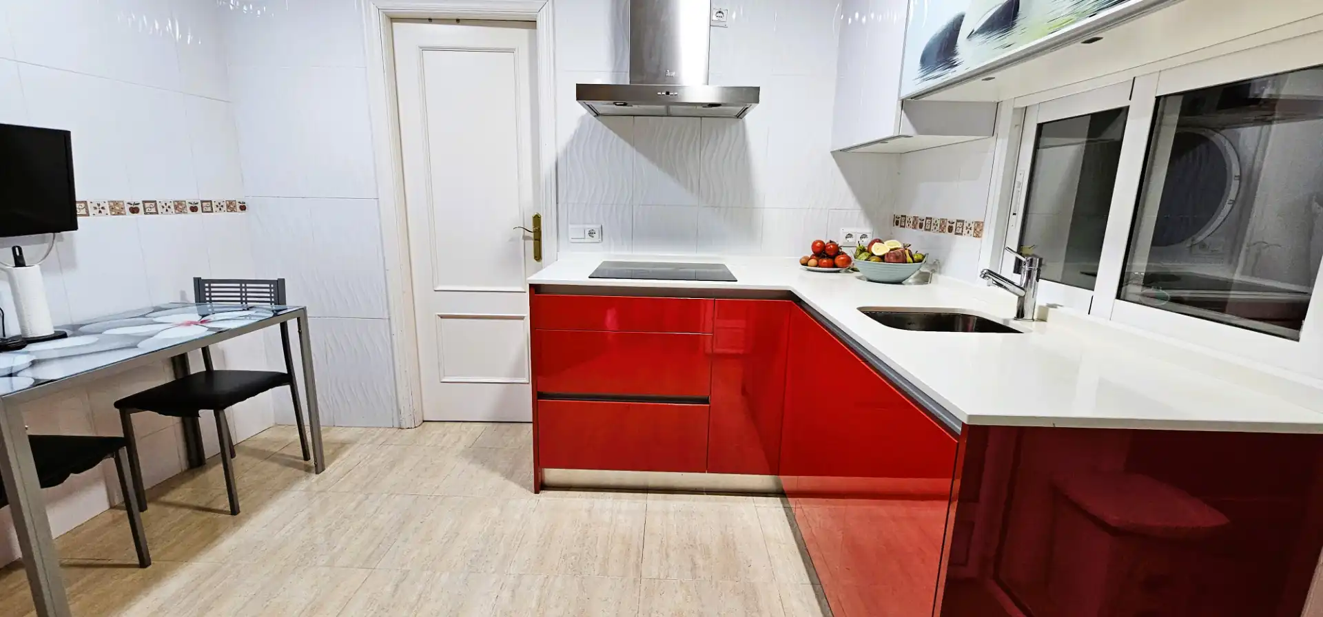 Küche von Maisonette zum Verkauf in Totana mit Klimaanlage, Terrasse und Möbliert