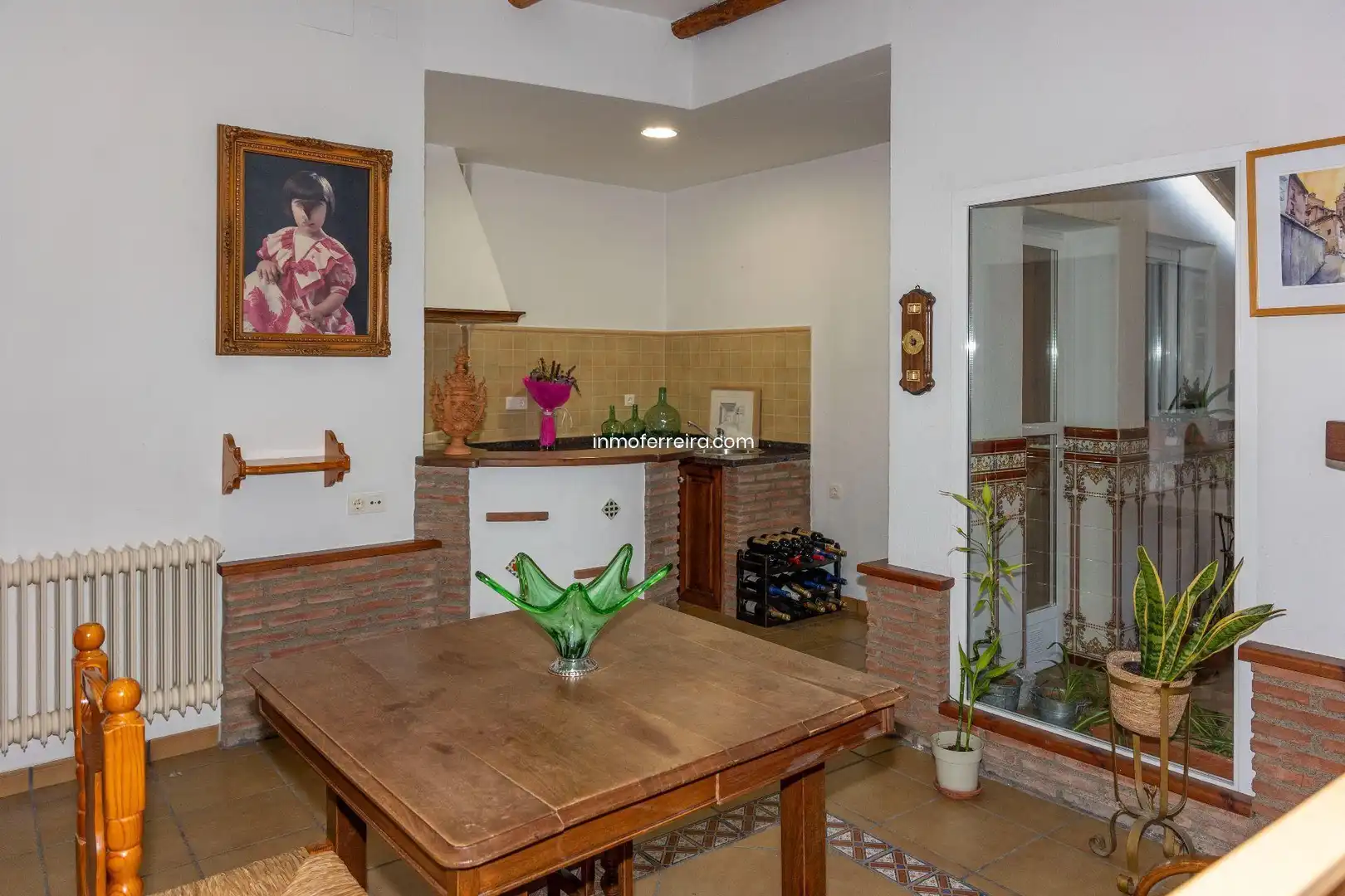 Cuina de Casa adosada en venda en Guadix amb Aire condicionat, Calefacció i Jardí privat