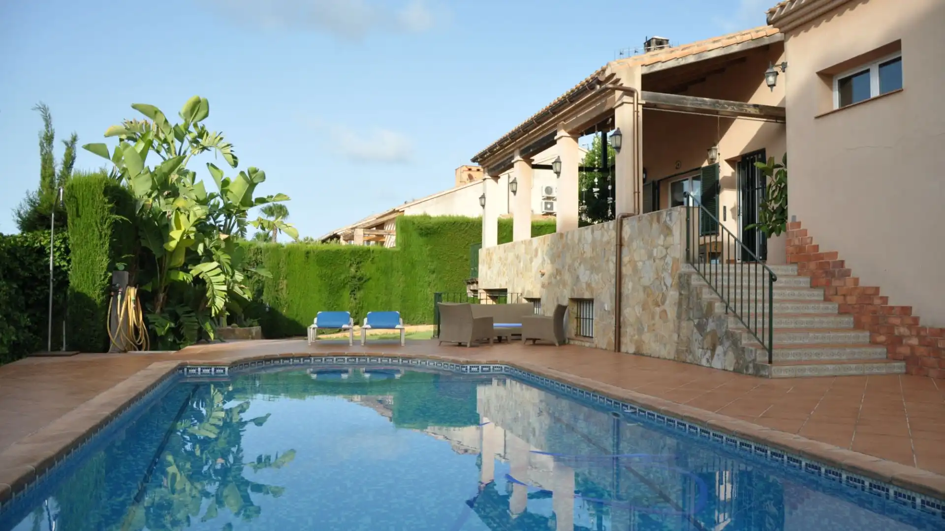 Piscina de Casa o chalet en venta en Dénia con Aire acondicionado, Parquet y Terraza