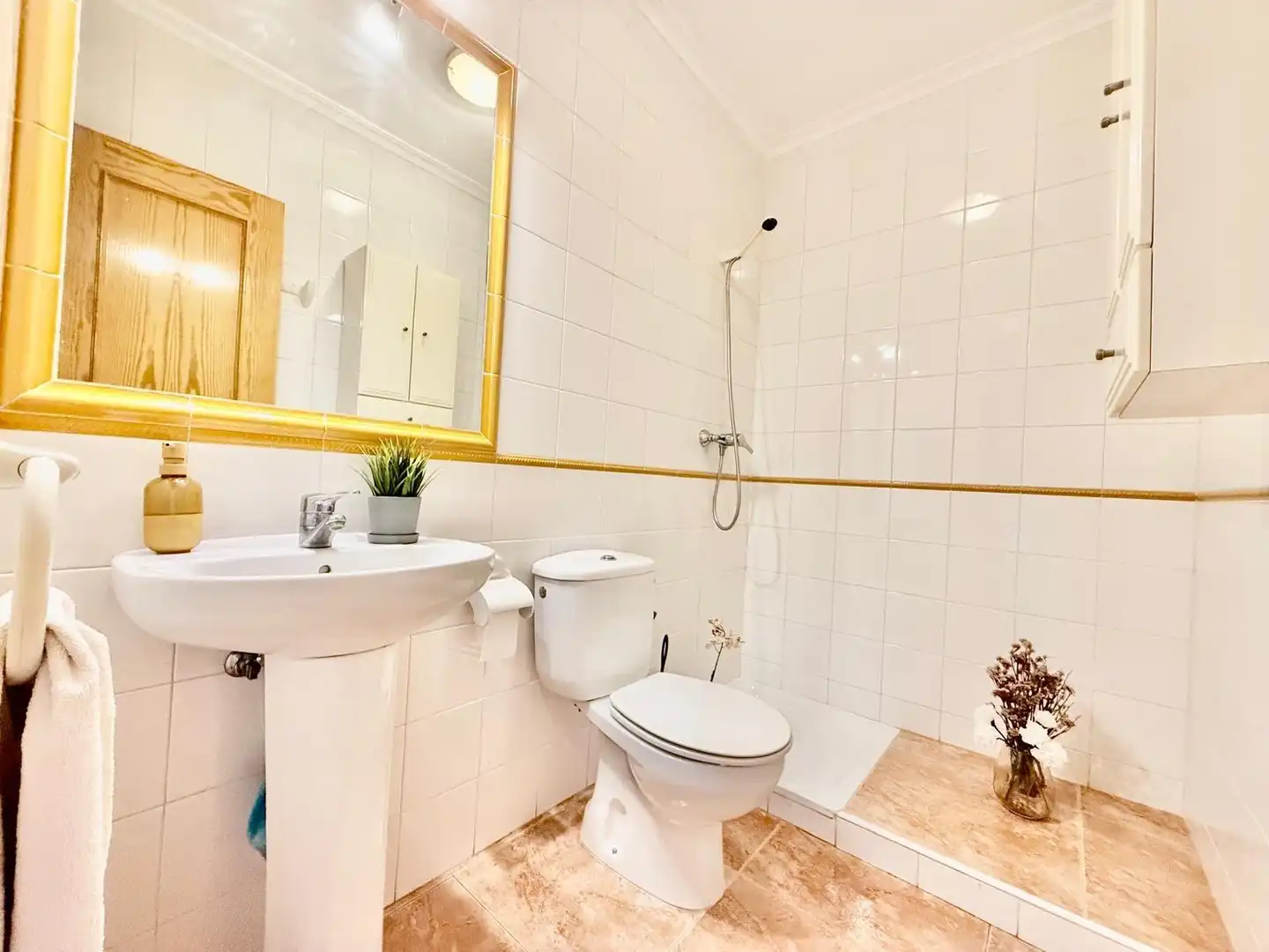 Baño de Casa adosada en venta en Pilar de la Horadada con Aire acondicionado, Calefacción y Jardín privado