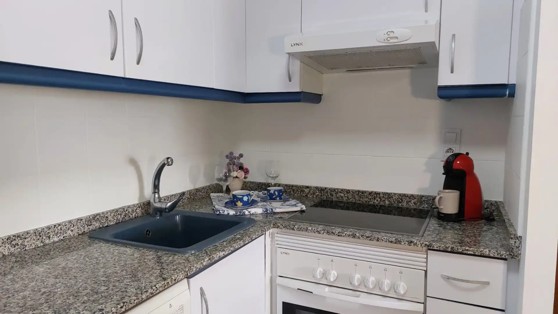 Cocina de Apartamento de alquiler en Oropesa del Mar / Orpesa con Aire acondicionado, Terraza y Amueblado