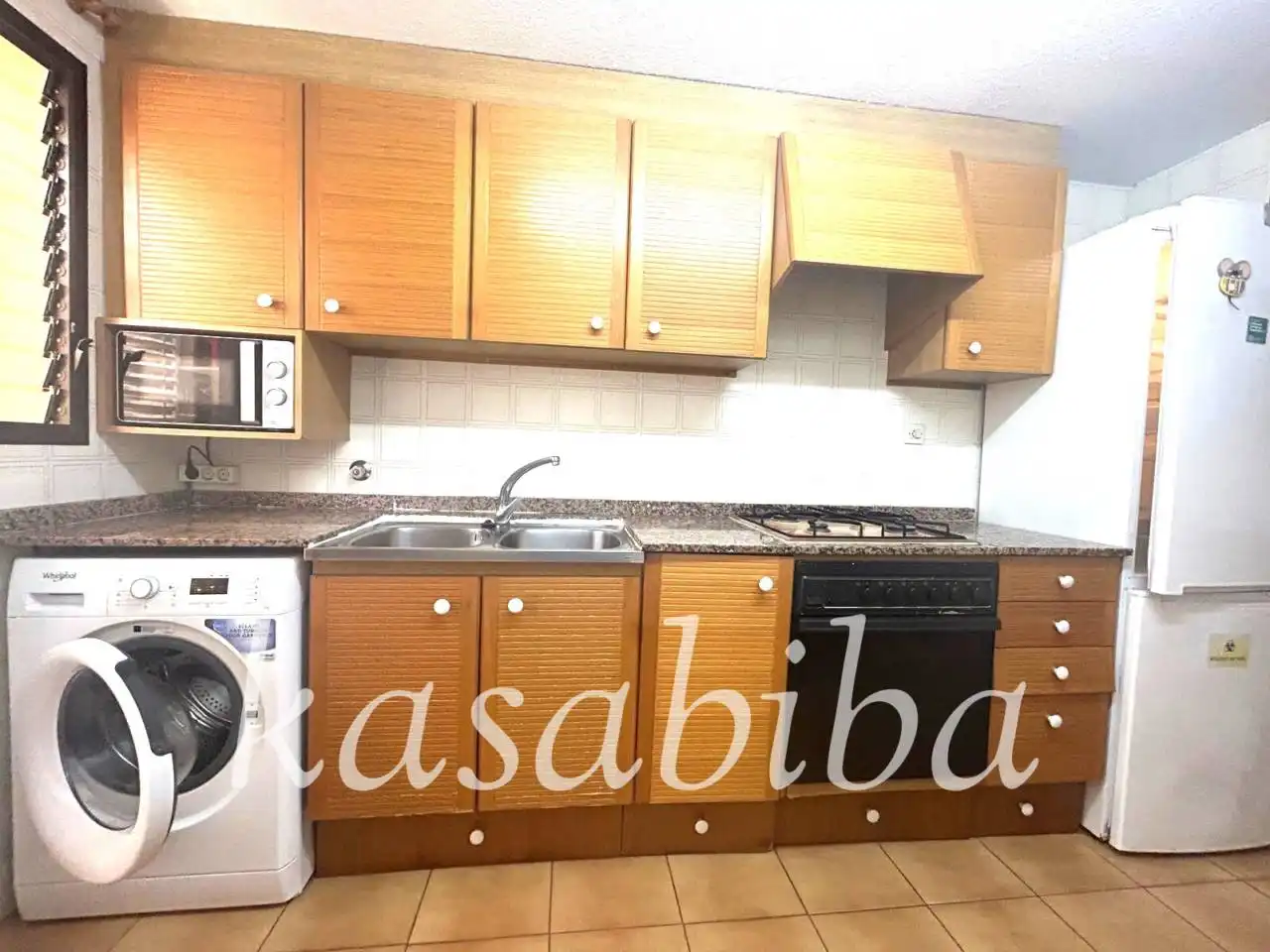 Kitchen of Flat for rent in Valencia  with Heating, Furnished and Balcony