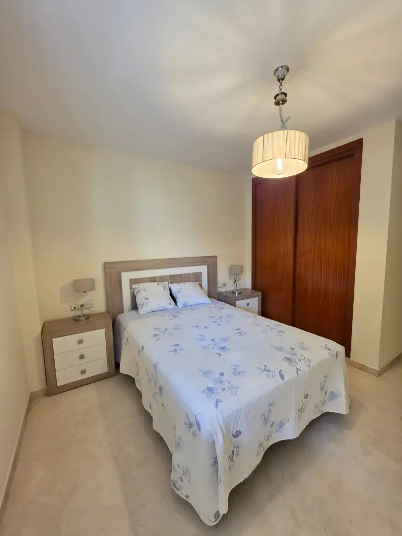 Bedroom of Flat for rent in Málaga  with Air Conditioner, Terrace and Furnished