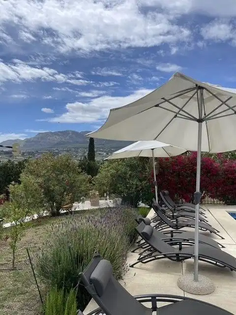 Terraza de Casa o chalet en venta en Alhaurín El Grande con Aire acondicionado, Jardín privado y Piscina