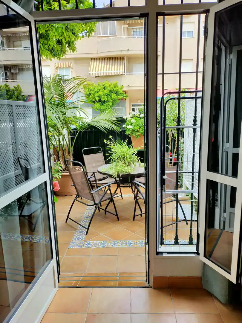 Terraza de Apartamento de alquiler en Sanlúcar de Barrameda con Aire acondicionado, Calefacción y Terraza