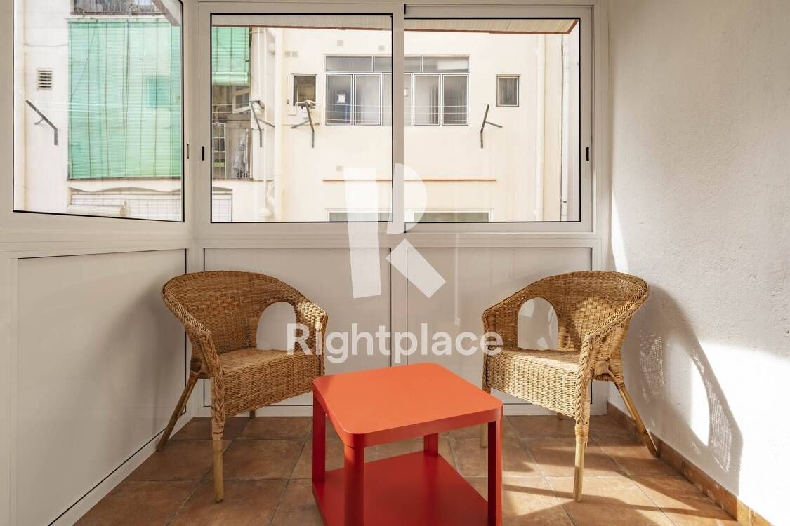 Terrace of Apartment for sale in  Barcelona Capital  with Air Conditioner, Heating and Furnished
