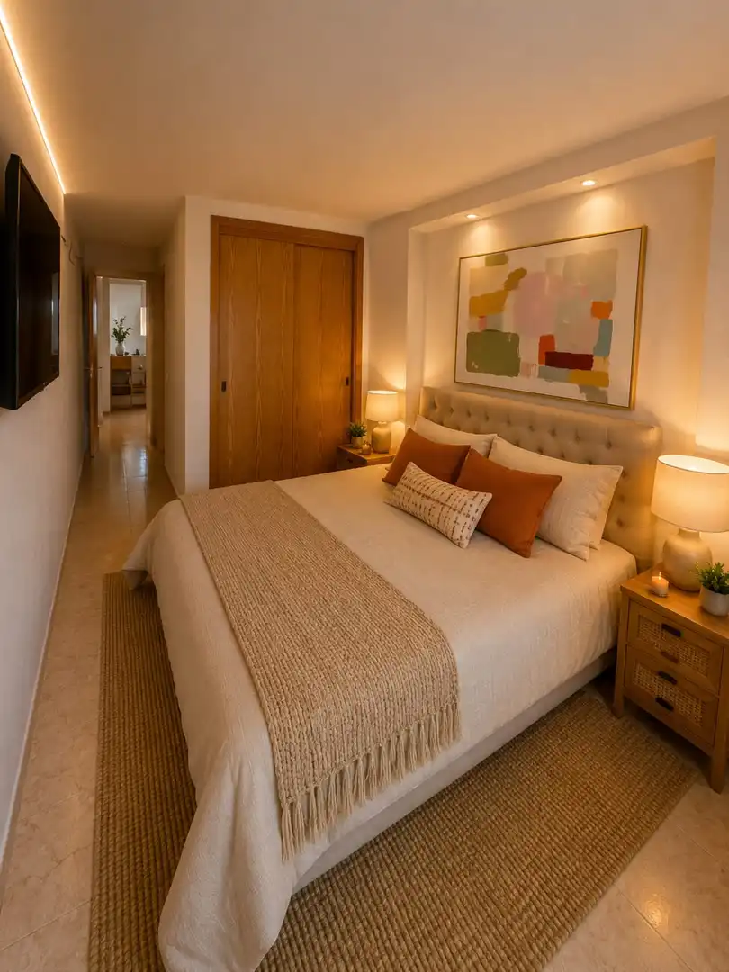 Bedroom of Flat for sale in  Palma de Mallorca  with Air Conditioner, Heating and Terrace