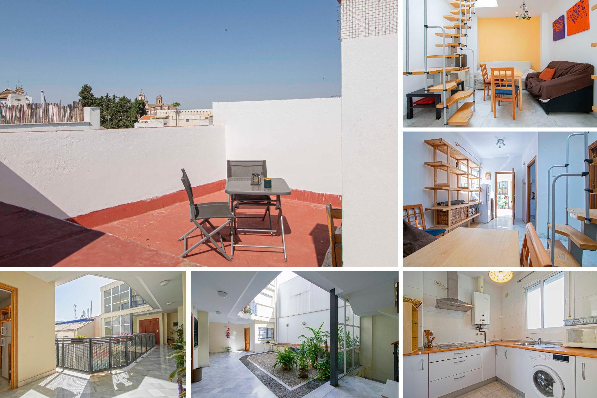 Vista exterior de Apartament en venda en  Sevilla Capital amb Aire condicionat, Calefacció i Terrassa