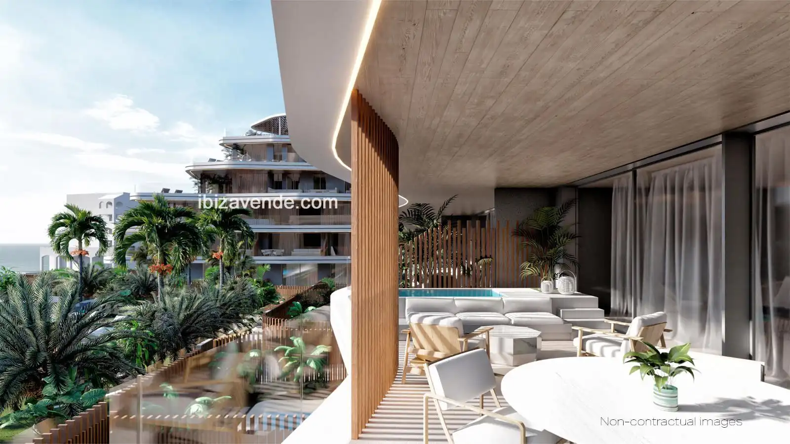 Wohnung mit Pool zum Verkauf in Joaquin Gadea, imagen 2