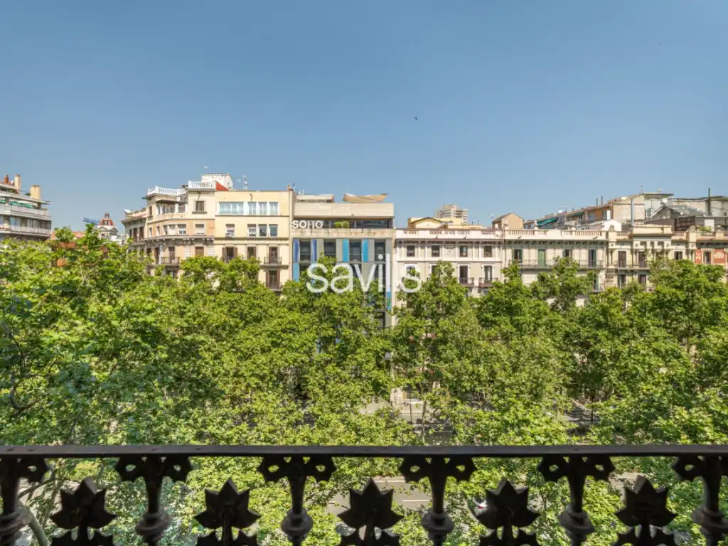 Vista exterior de Apartament en venda en Barcelona amb Aire condicionat, Terrassa i Forn