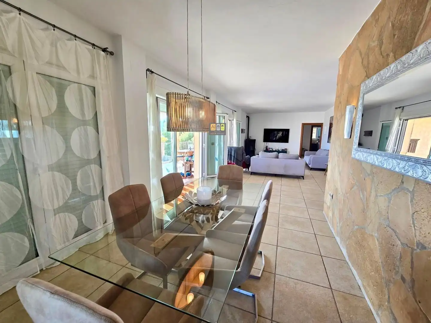 Dining room of Houses for sale in Altea  with Private garden, Terrace and Swimming Pool