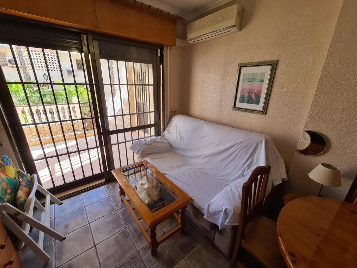 Terrassa de Apartament de lloguer en Guardamar del Segura amb Aire condicionat, Terrassa i Moblat