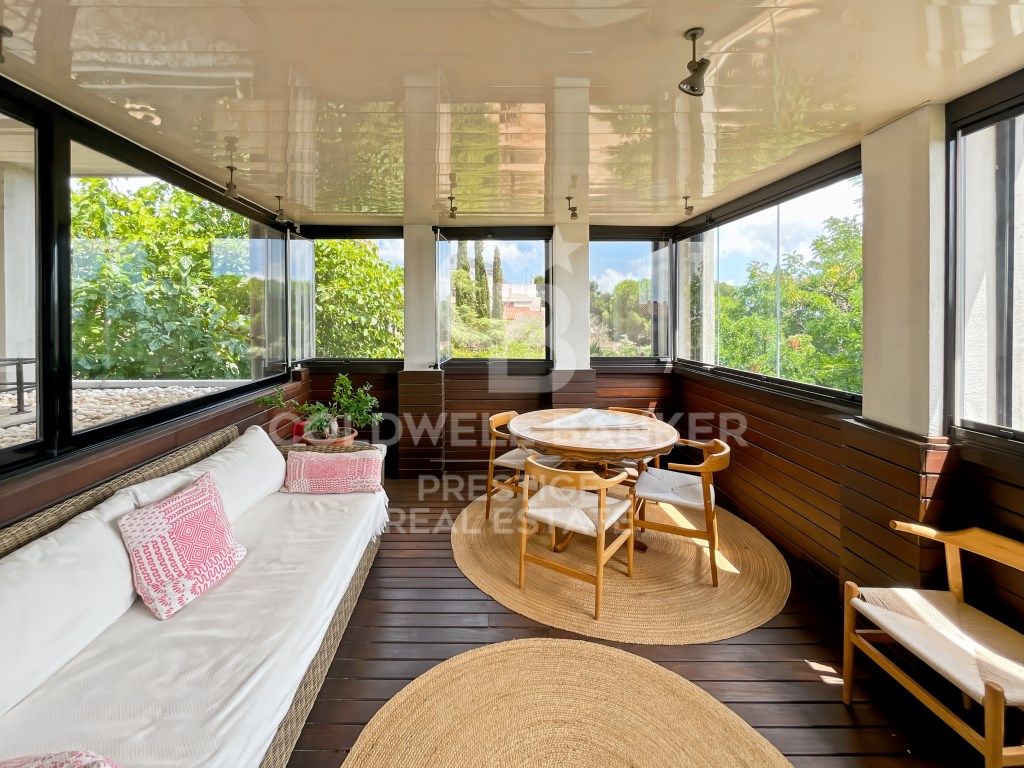 Terrace of Flat to rent in Esplugues de Llobregat  with Private garden, Terrace and Swimming Pool