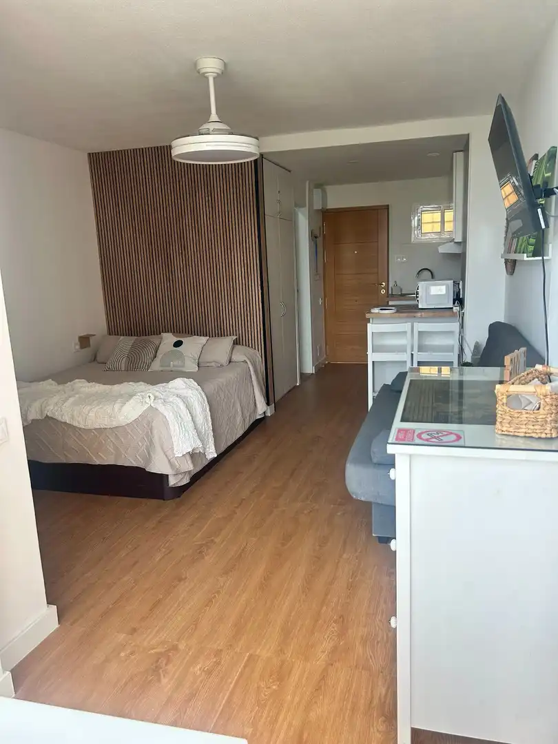 Bedroom of Study for rent in Benalmádena  with Air Conditioner, Terrace and Furnished