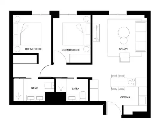 Apartment with terrace to rent in L'Eixample, imagen 13