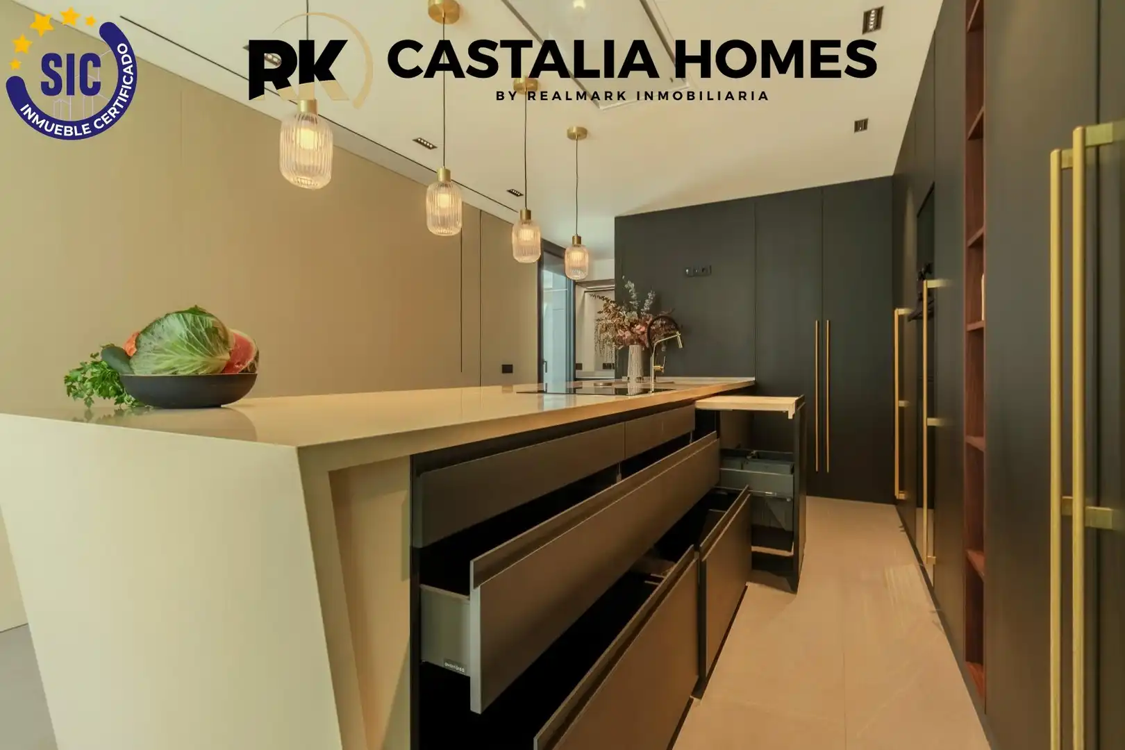 Cuina de Casa o xalet en venda en Castellón de la Plana / Castelló de la Plana amb Aire condicionat, Calefacció i Jardí privat