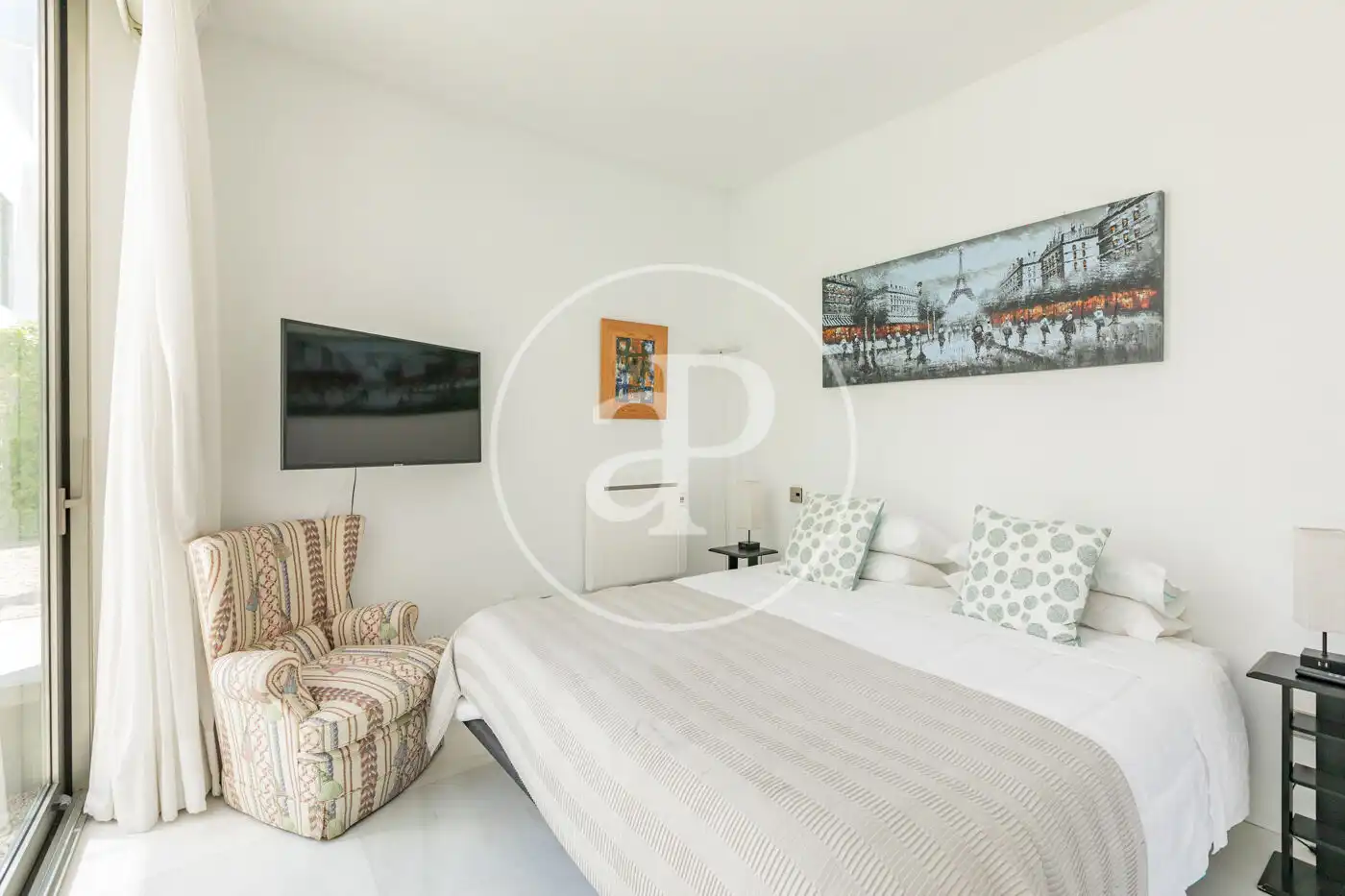 Bedroom of Houses for sale in Madrid  with Air Conditioner, Heating and Private garden