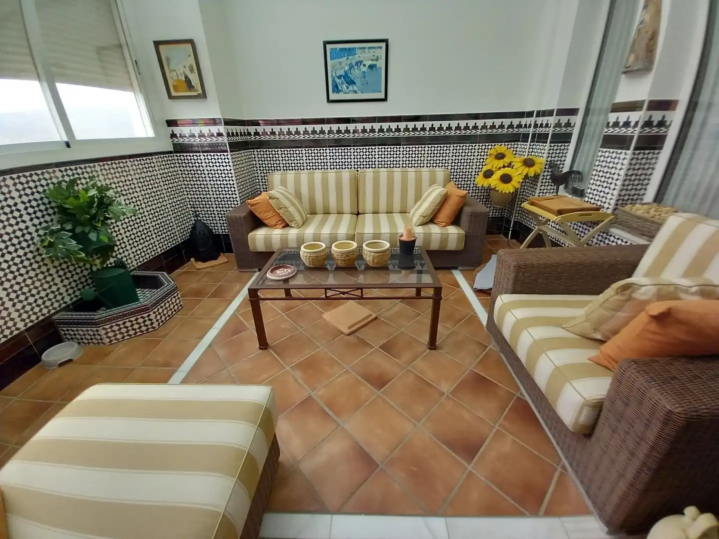 Wohnzimmer von Haus oder Chalet zum Verkauf in Ronda mit Klimaanlage, Heizung und Terrasse