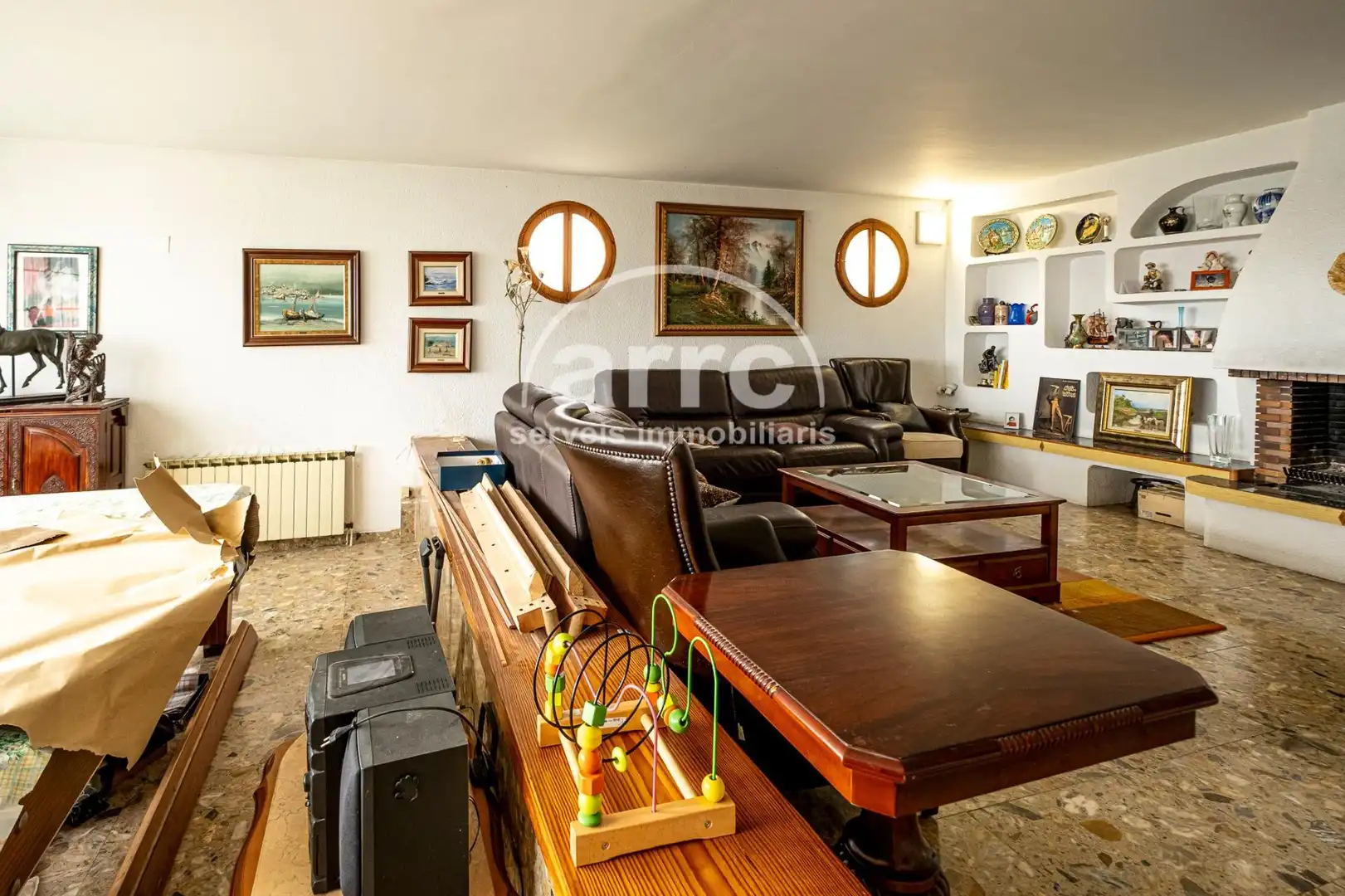 Sala de estar de Casa o chalet en venta en Arenys de Mar con Calefacción, Jardín privado y Terraza