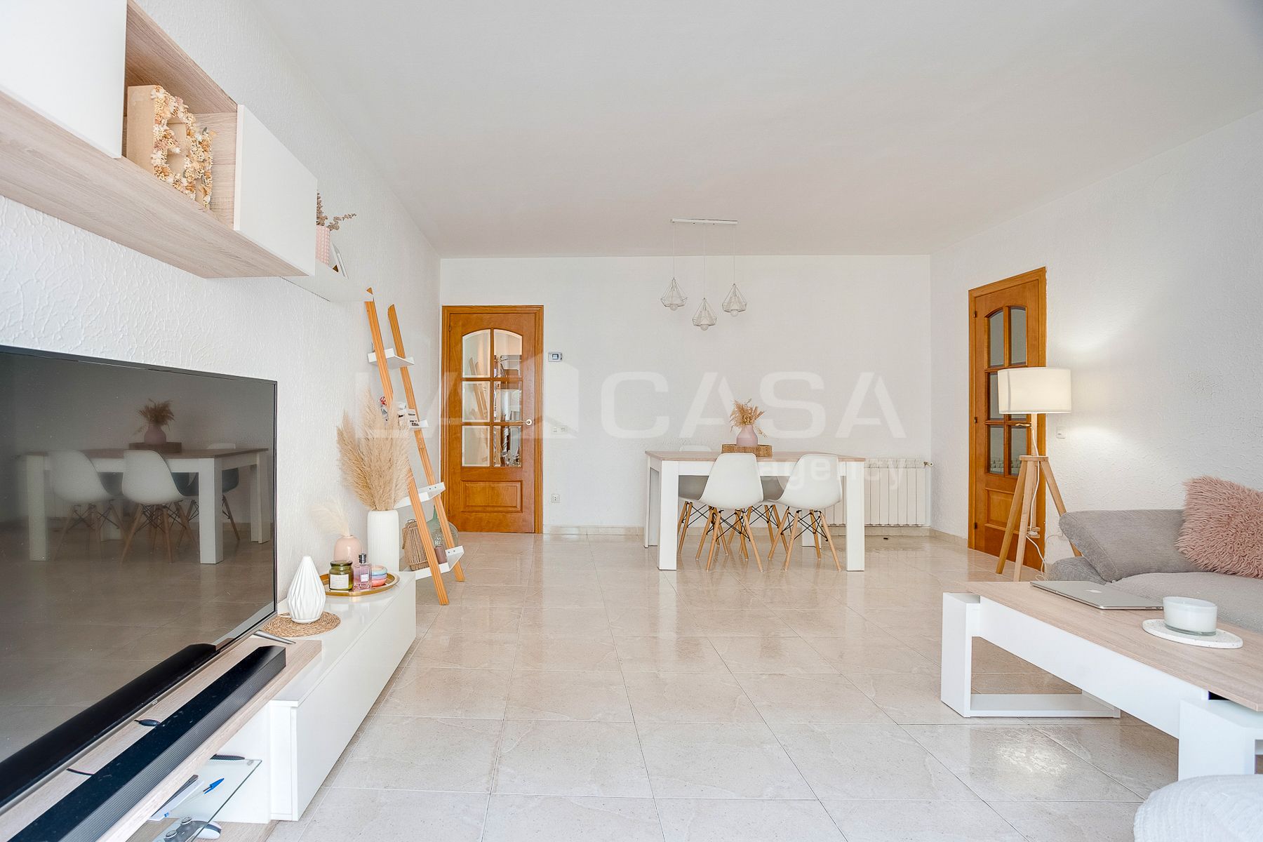 Living room of Flat for sale in Canovelles  with Heating and Balcony