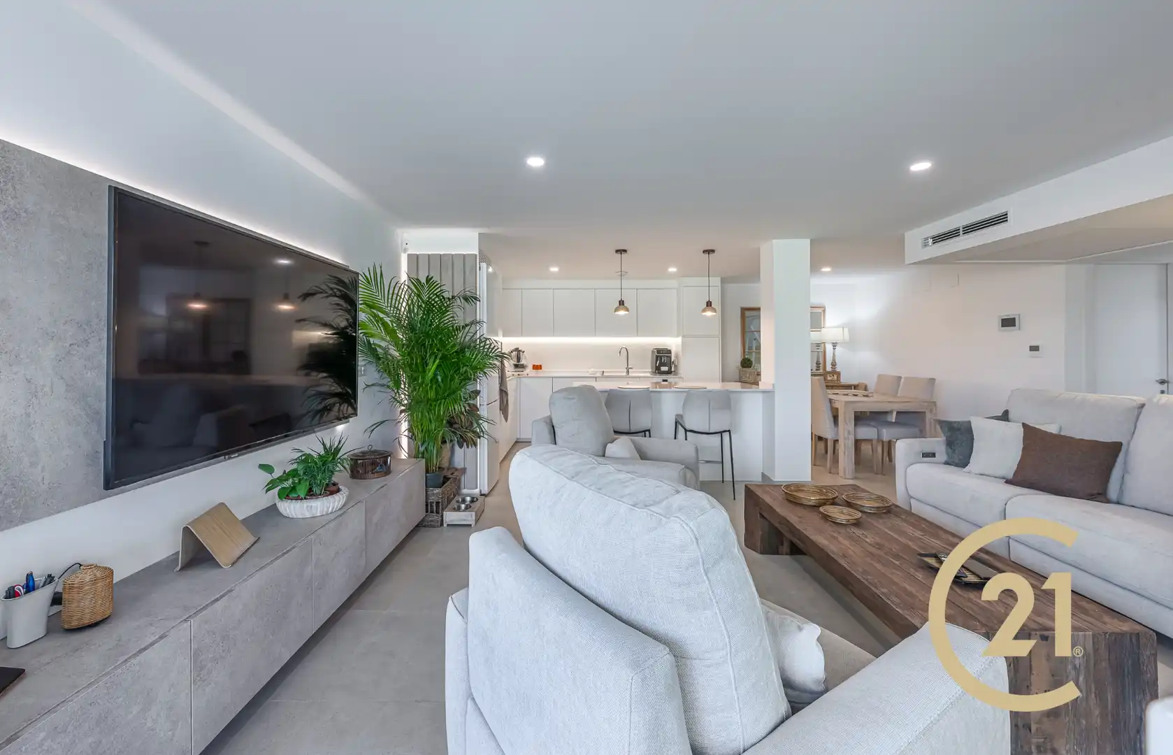 Sala d'estar de Casa o xalet en venda en Viñuela amb Jardí privat, Terrassa i Traster