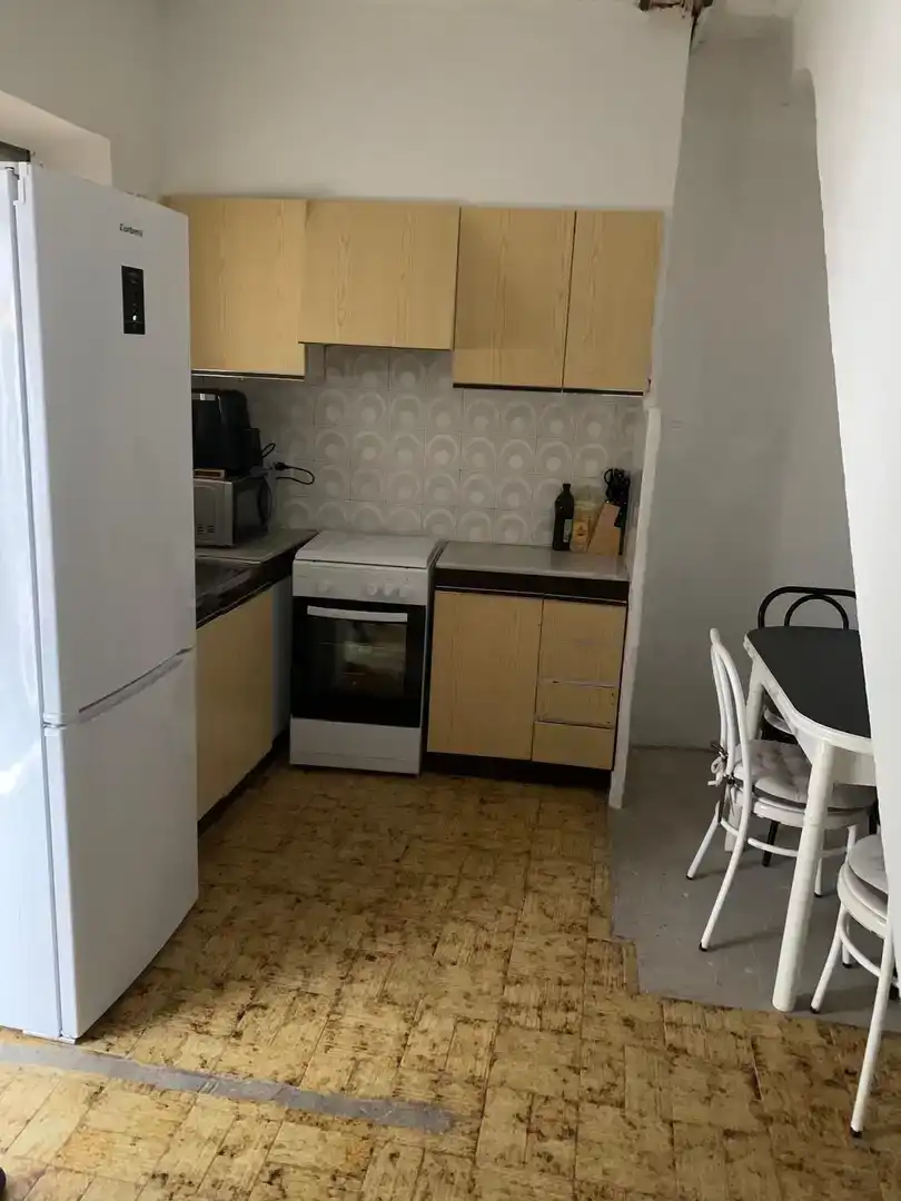 Cuina de Apartament en venda en Santa Bàrbara amb Traster, Moblat i Balcó