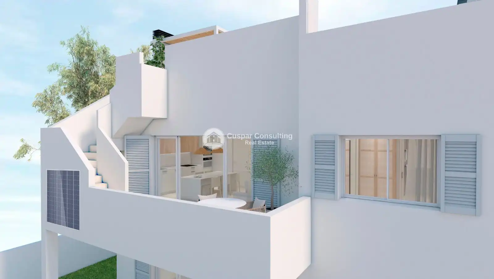 Vista exterior de Apartament en venda en Pilar de la Horadada amb Aire condicionat, Calefacció i Jardí privat