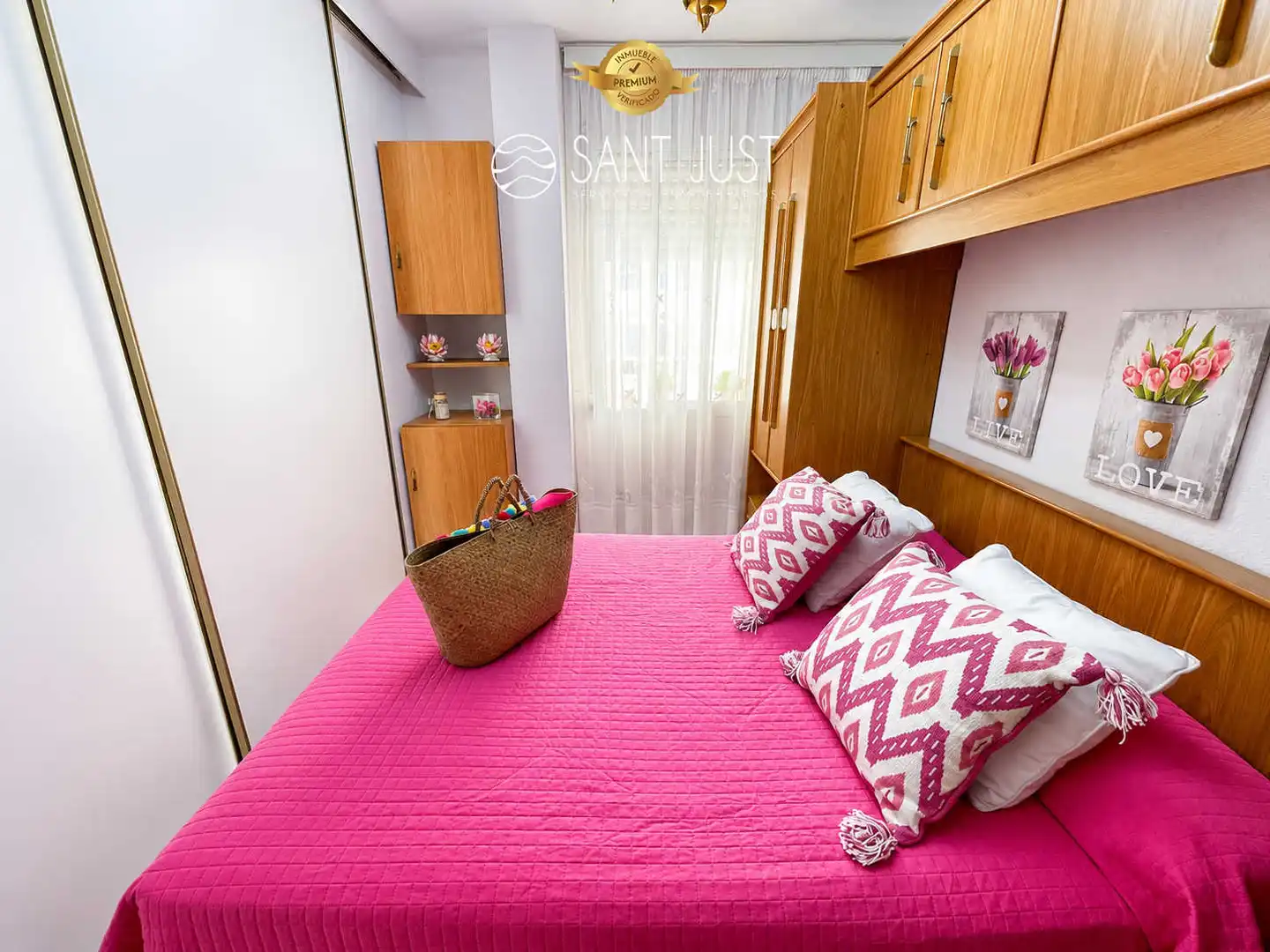 Schlafzimmer von Wohnungen zum Verkauf in Vila-seca mit Terrasse, Möbliert und Waschmaschine