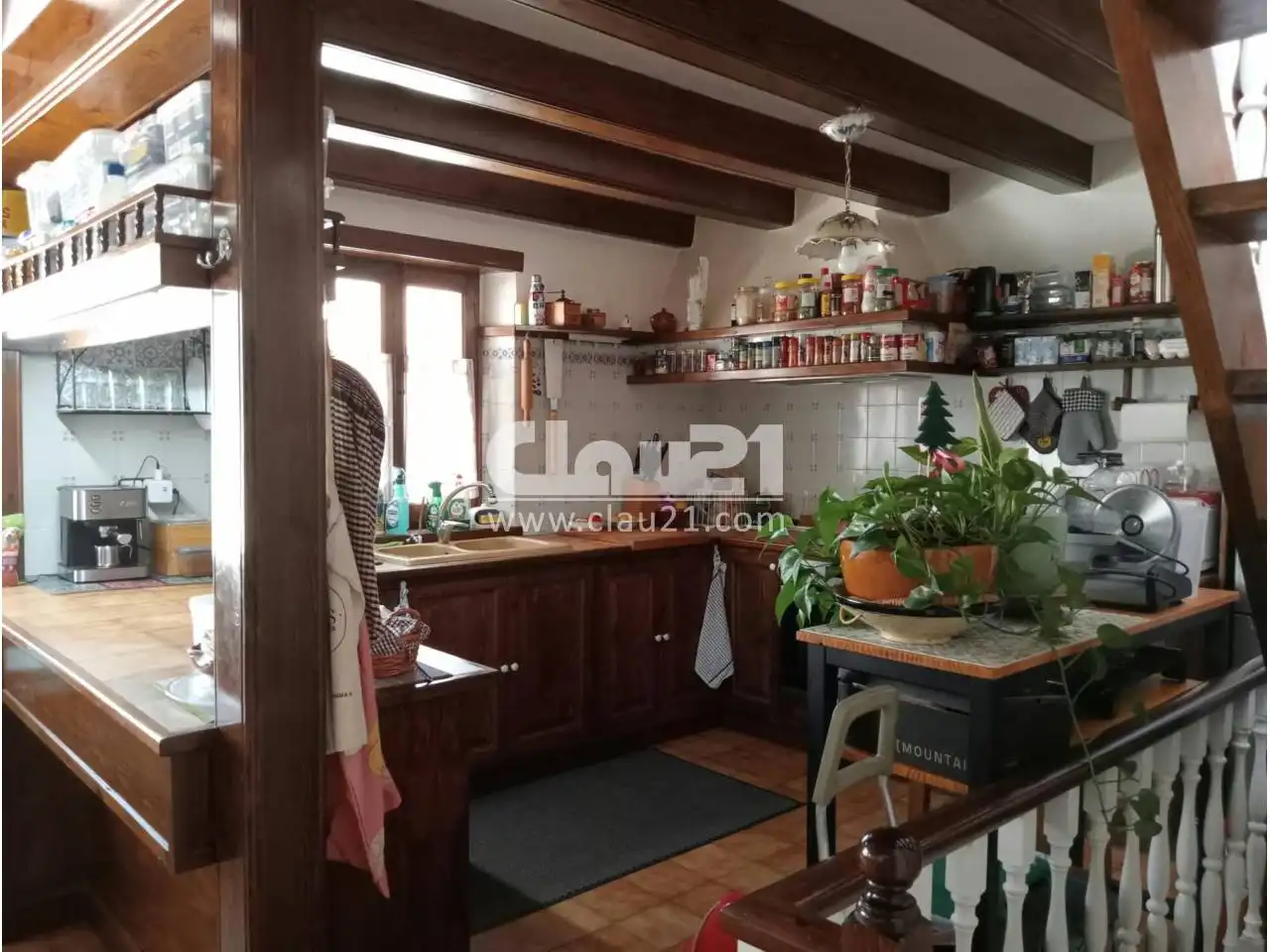 Cocina de Casa o chalet en venta en Olvan con Aire acondicionado, Calefacción y Terraza
