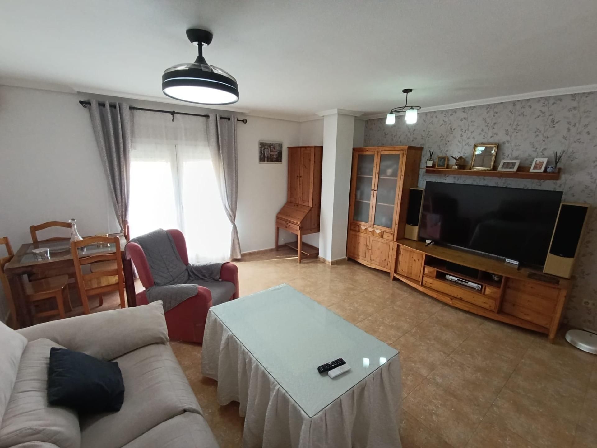 Sala d'estar de Pis en venda en Ceutí amb Aire condicionat i Terrassa