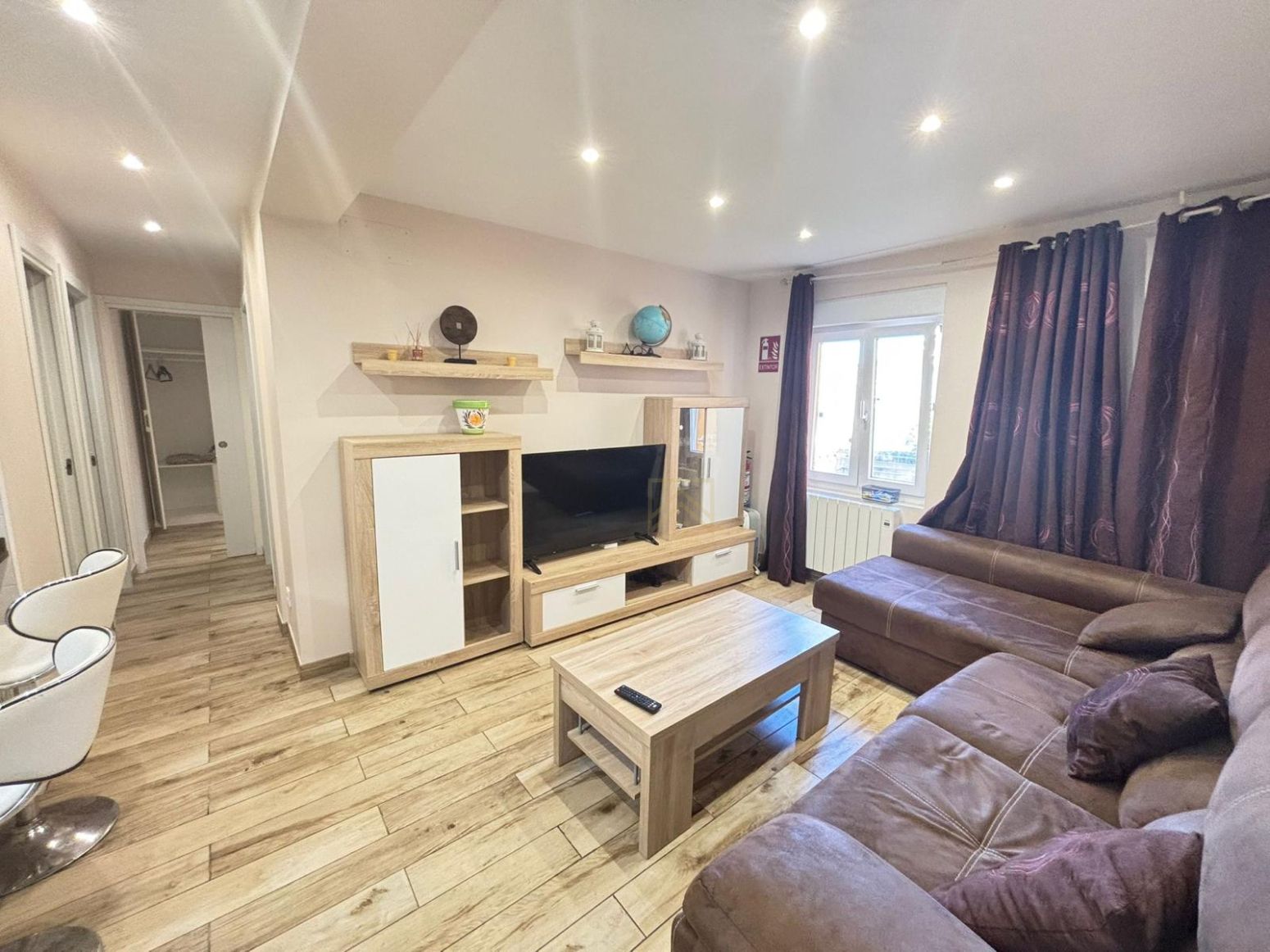 Living room of Flat to rent in Santander  with Heating and Furnished