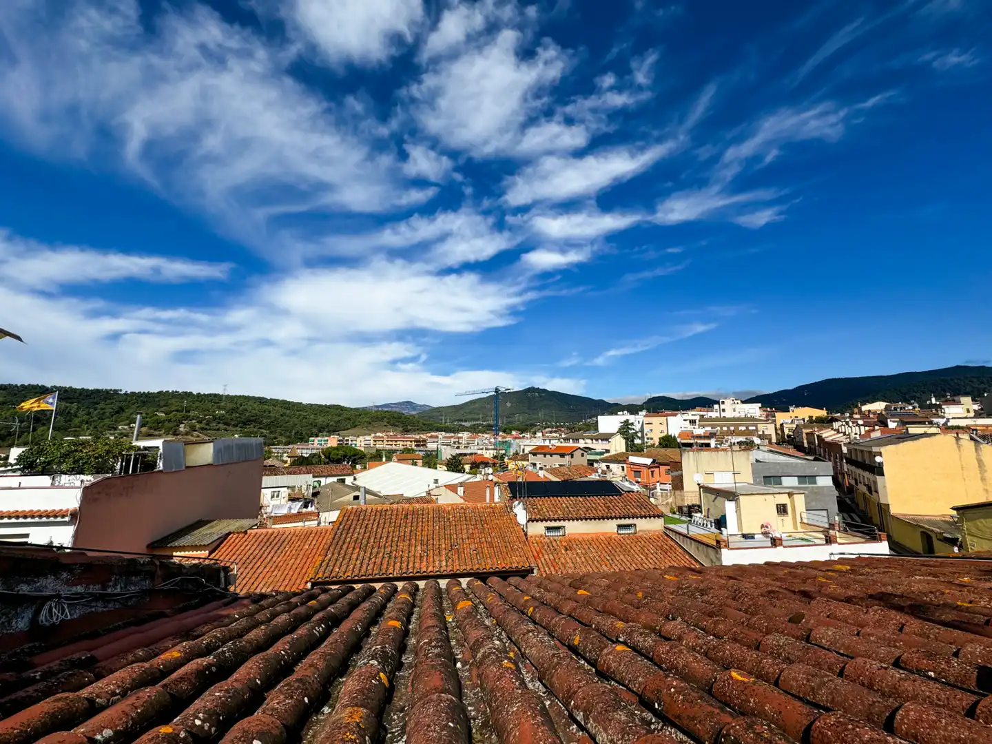 Vista exterior de Piso en venta en Sentmenat con Aire acondicionado y Terraza