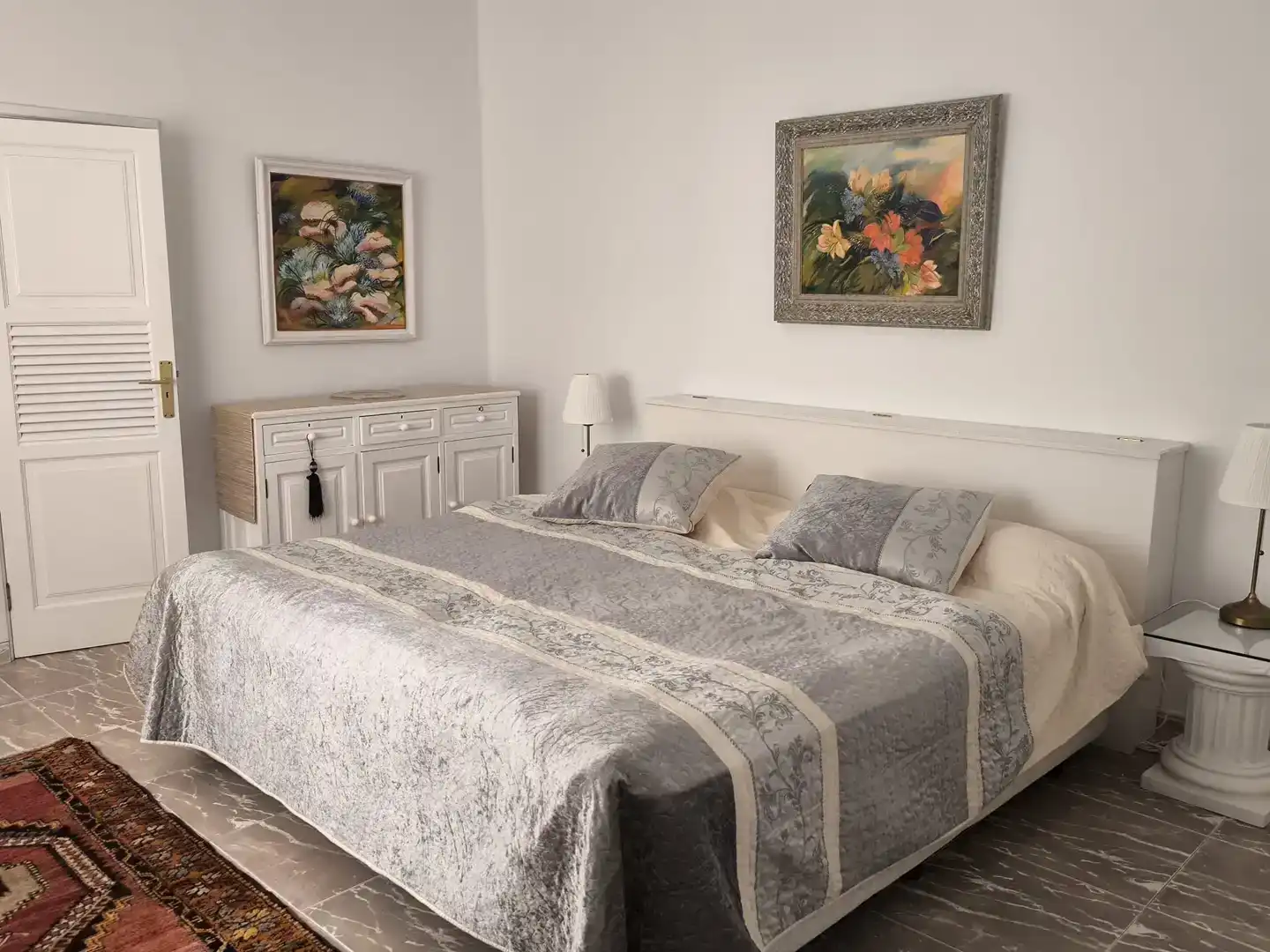 Dormitori de Casa o xalet de lloguer en San Bartolomé amb Jardí privat i Moblat