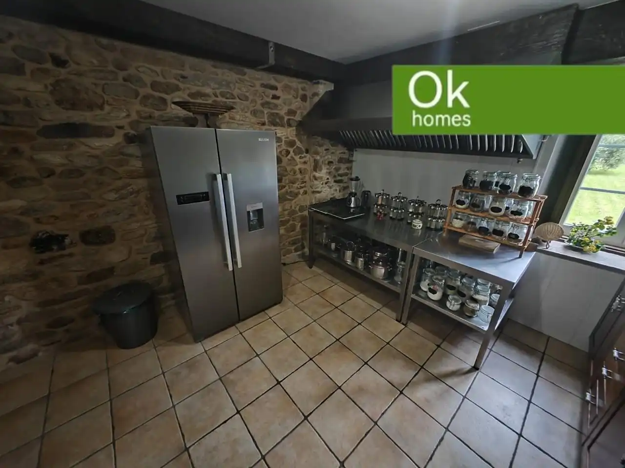 Küche von Country house zum Verkauf in Sobrado (A Coruña) mit Heizung, Privatgarten und Parkett