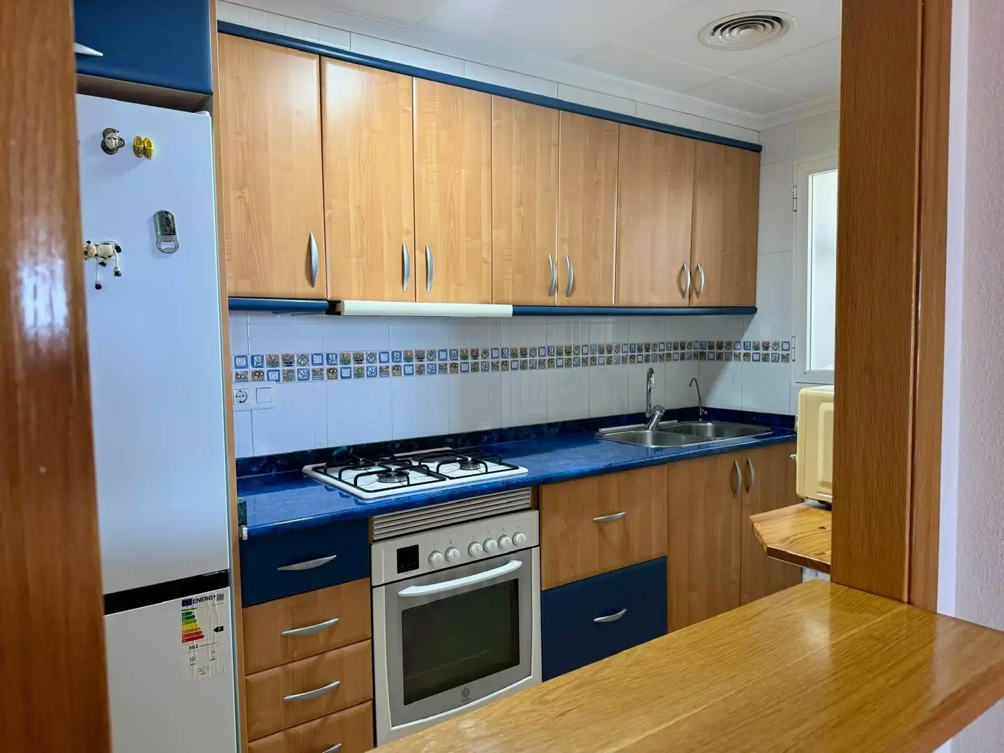 Kitchen of Apartments for rent in Alicante / Alacant  with Air Conditioner, Furnished and Community pool