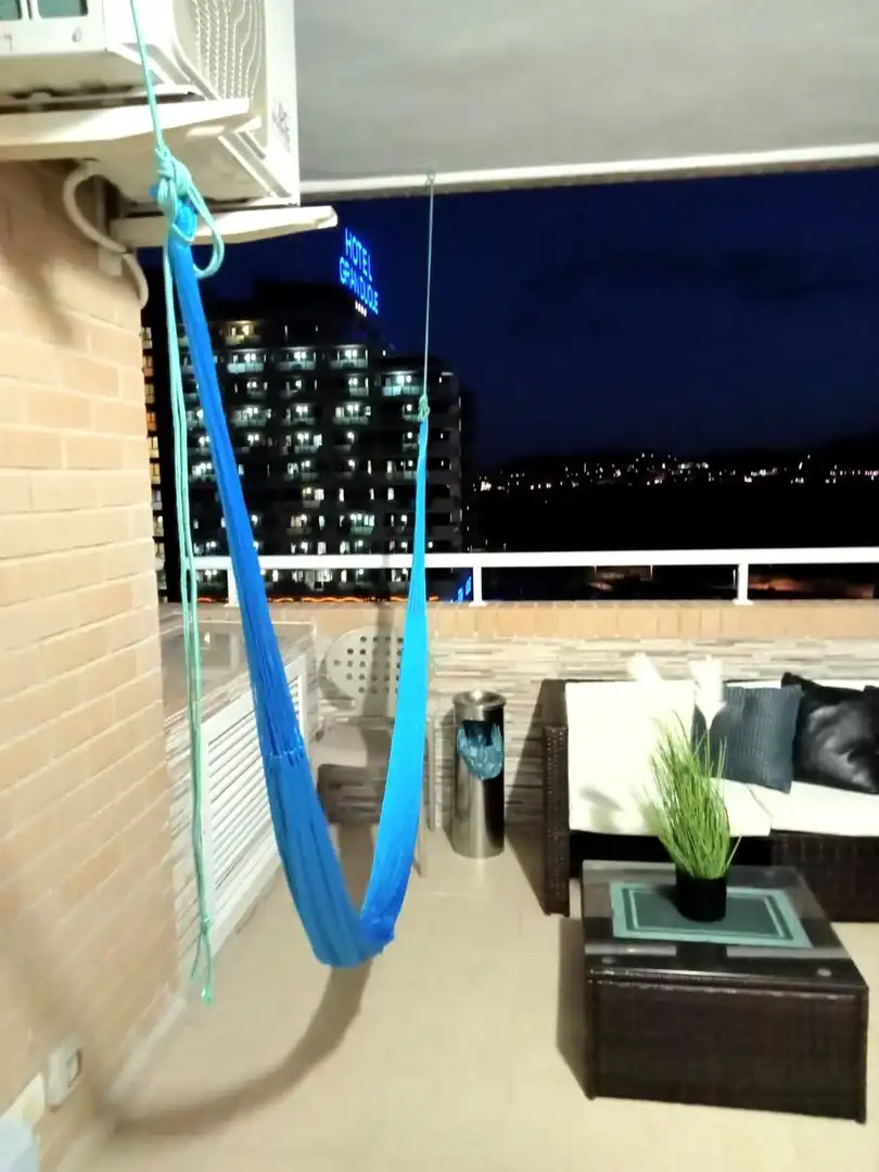 Terraza de Apartamento en venta en Oropesa del Mar / Orpesa con Aire acondicionado, Jardín privado y Terraza