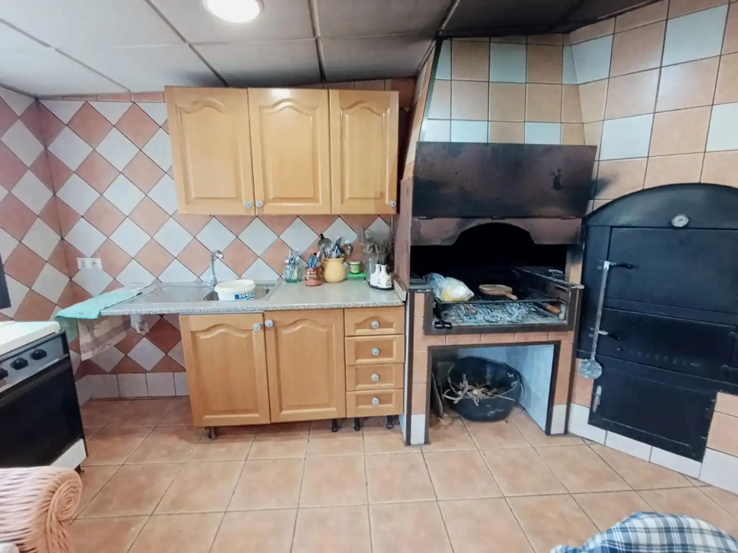 Cuina de Casa o xalet en venda en Elche / Elx amb Jardí privat, Terrassa i Traster