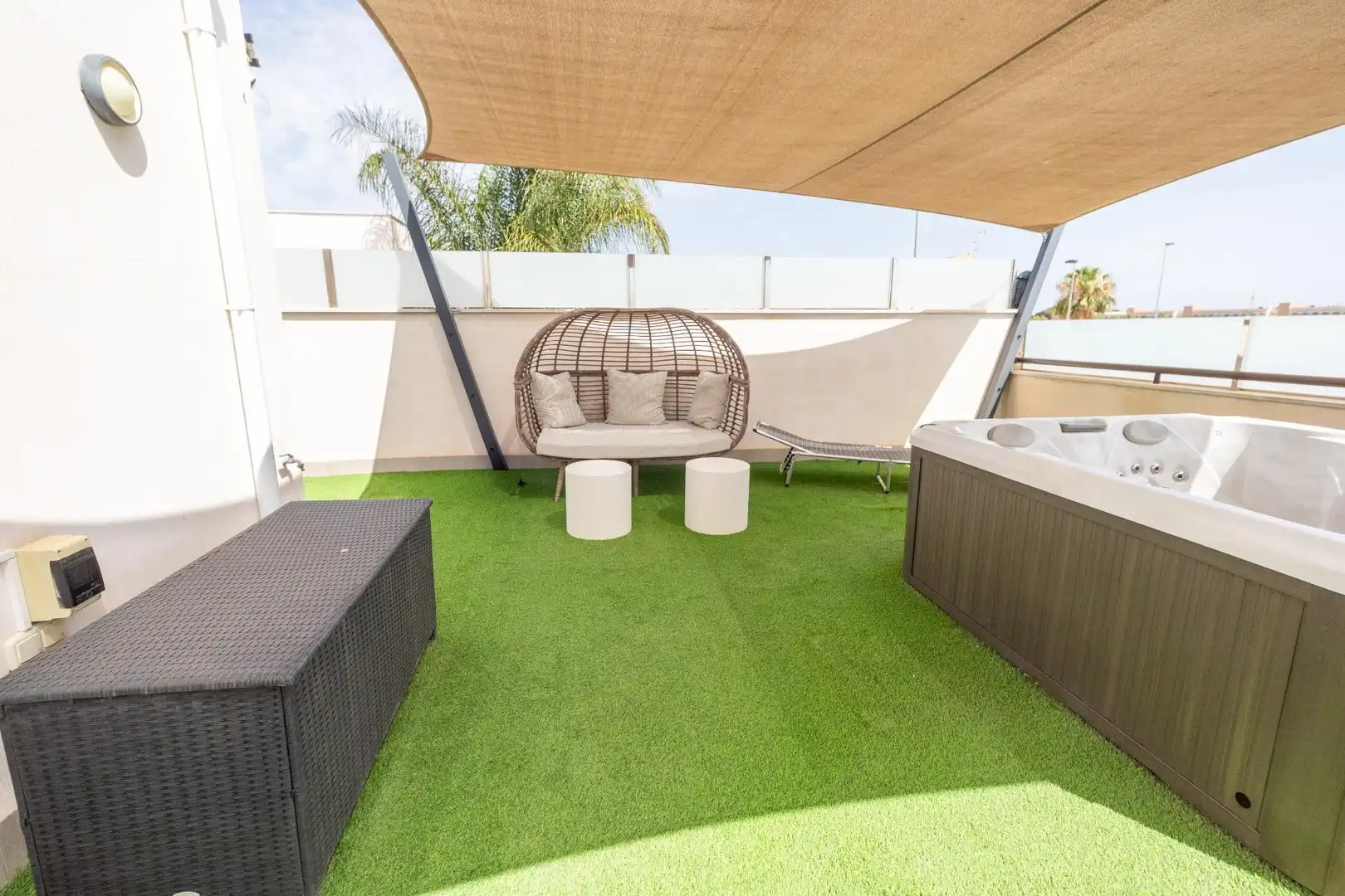 Terrace of Houses for sale in San Pedro del Pinatar  with Air Conditioner, Heating and Private garden