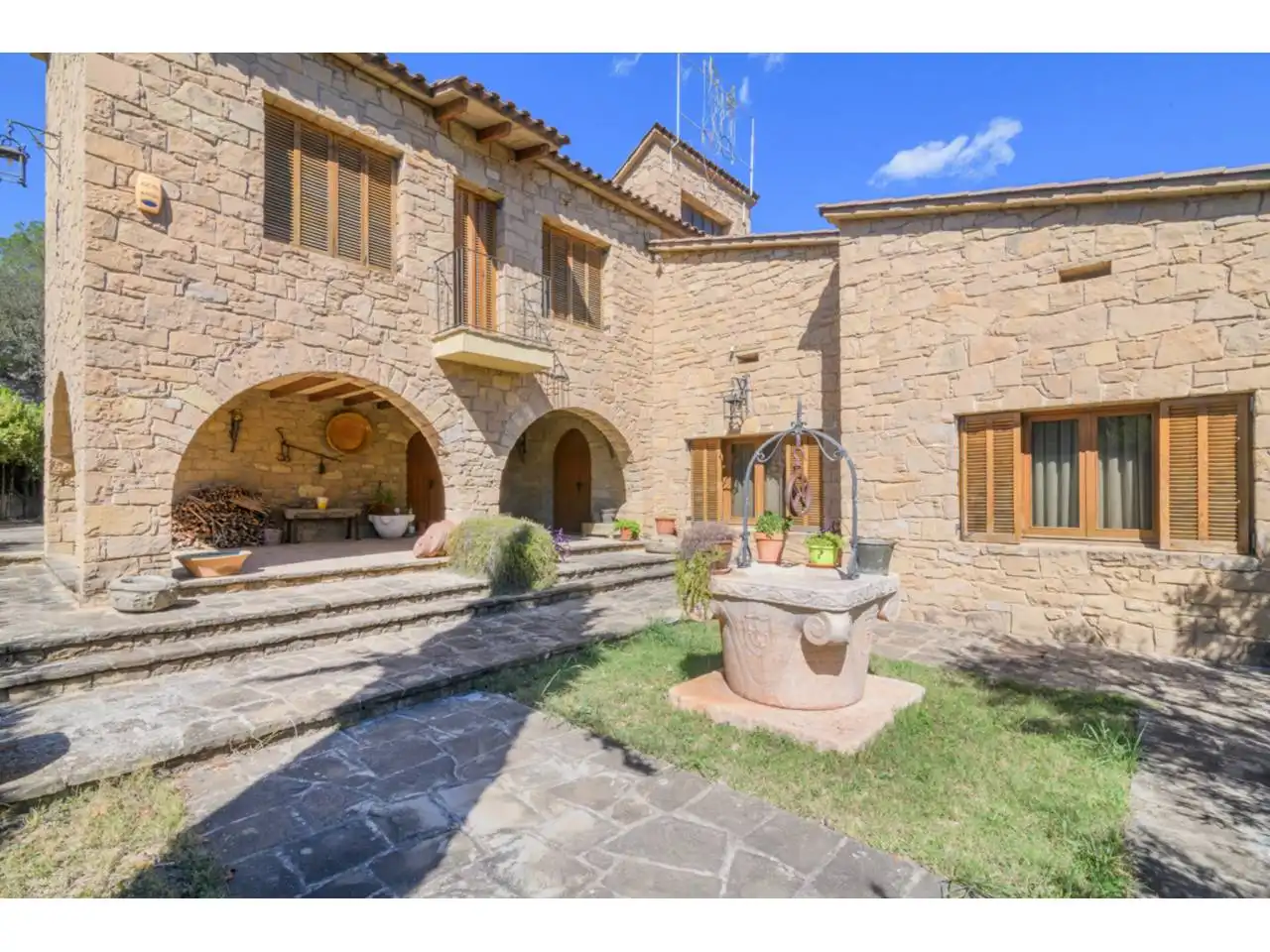 Außenansicht von Haus oder Chalet zum Verkauf in Sant Vicenç de Castellet mit Klimaanlage, Heizung und Privatgarten